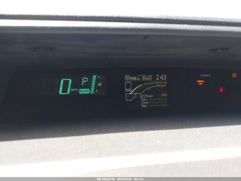 2012 Toyota Prius C Four VIN: JTDKDTB39C1512196 Lot: 45442788