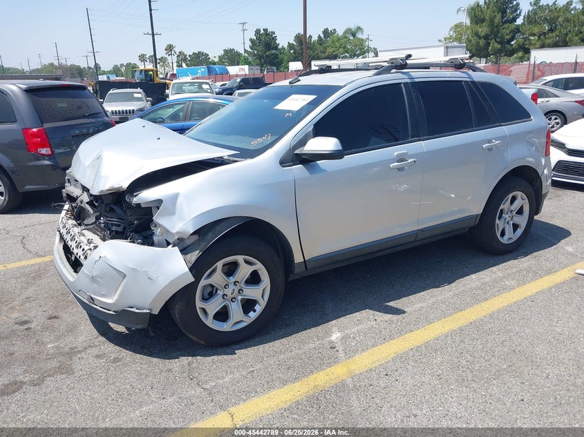 Vin: 2fmdk3jc3ebb65547, lot: 45940899, ford edge sel 20142