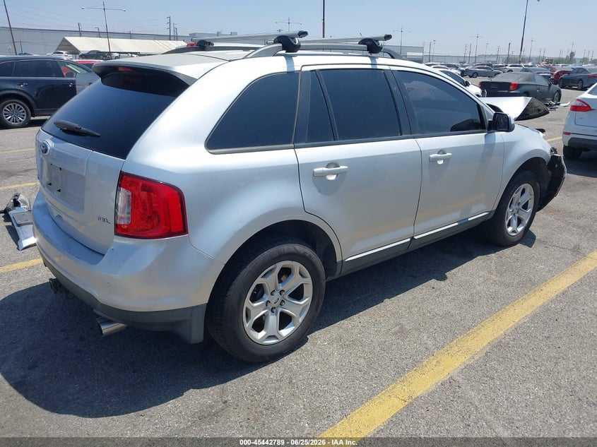 Vin: 2fmdk3jc3ebb65547, lot: 45940899, ford edge sel 20144