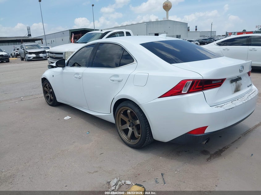 Vin: jthbf1d28e5026394, lot: 45940949, lexus is 250 20143