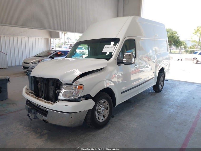 Vin: 1n6bf0ly4cn102396, lot: 45941052, nissan nv 2500 nv2500 hd sv v6 20122