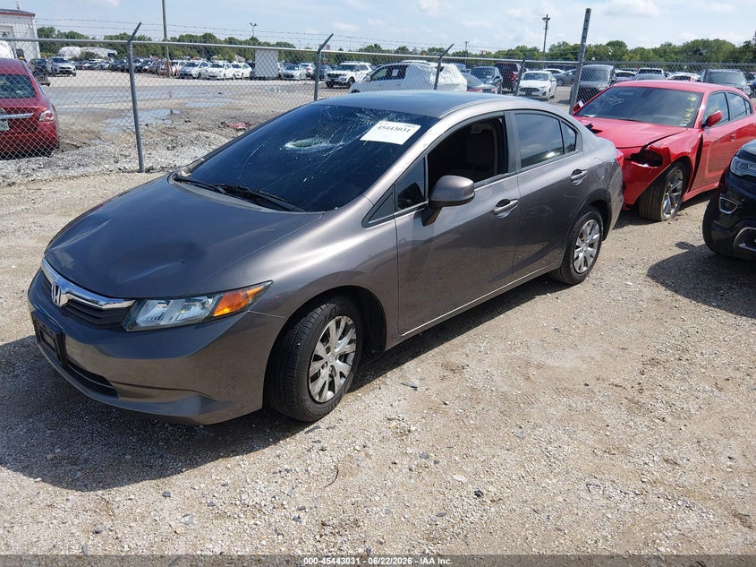 2012 Honda Civic Lx 19XFB2F52CE043494 photo 1