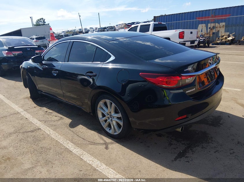 Vin: jm1gj1v55g1445408, lot: 45941216, mazda mazda6 i touring 20163