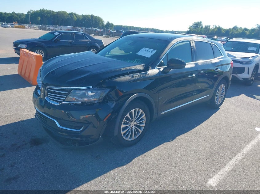 Vin: 2lmpj6kr5hbl47361, lot: 45941231, lincoln mkx select 20172