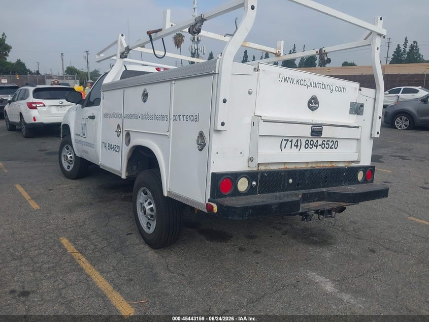 Vin: 1gd01zcg8cf241053, lot: 45941269, gmc sierra 2500hd work truck 20123
