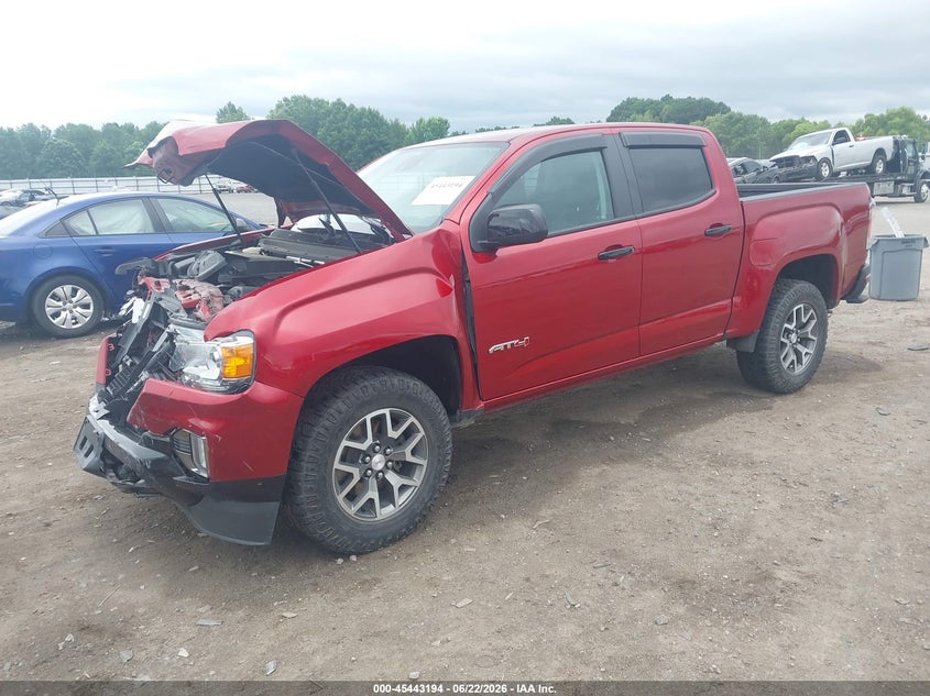1GTG6FEN4M1265945 2021 Gmc Canyon 4wd  Short Box At4 - Leather photo 1