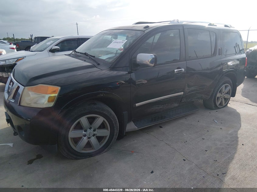 Vin: 5n1ba0nf6bn617701, lot: 45941338, nissan armada platinum 20112