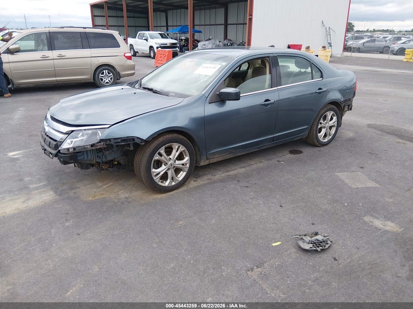 Vin: 3fahp0ha7cr203960, lot: 45941368, ford fusion se 20122