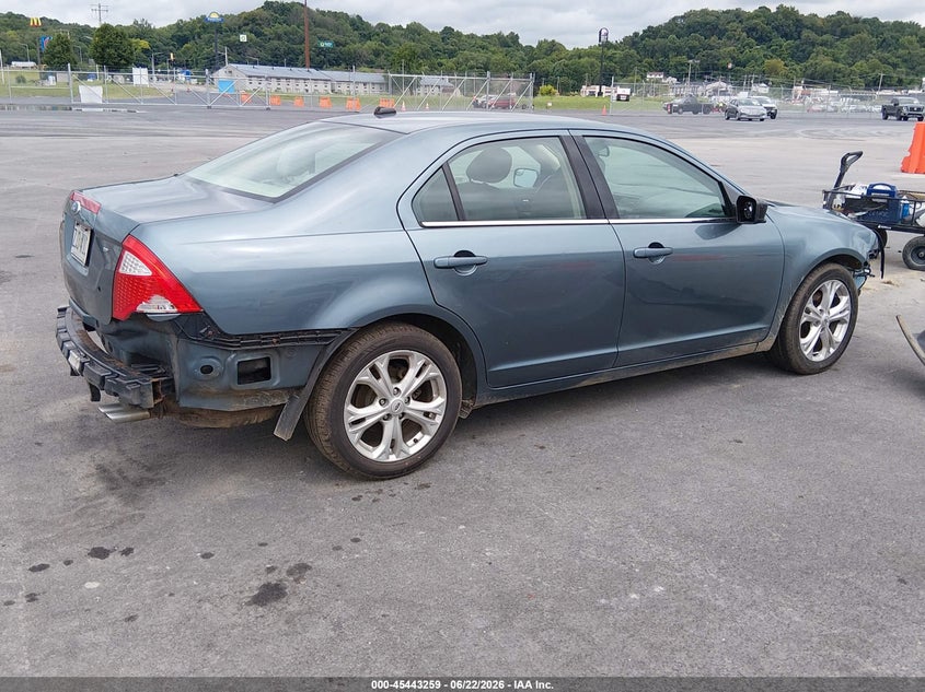 Vin: 3fahp0ha7cr203960, lot: 45941368, ford fusion se 20124