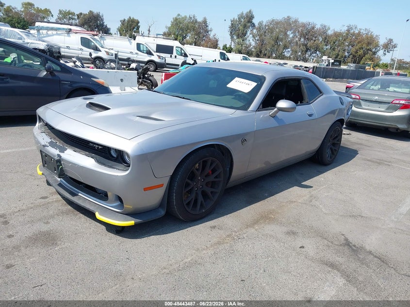 Vin: 2c3cdzc91gh152945, lot: 45941596, dodge challenger srt hellcat 20162
