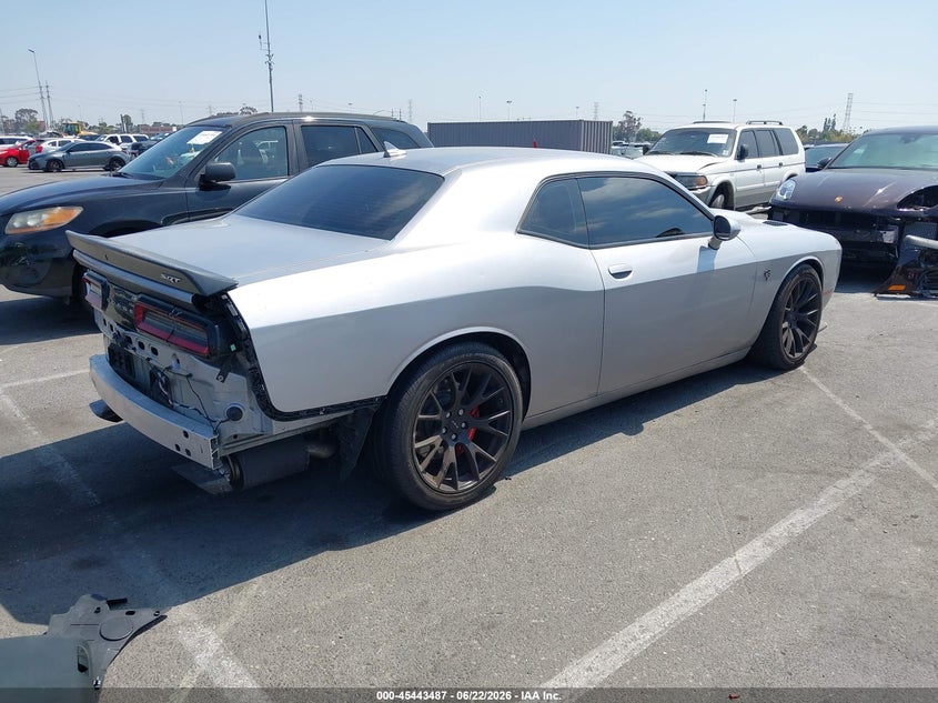 Vin: 2c3cdzc91gh152945, lot: 45941596, dodge challenger srt hellcat 20164