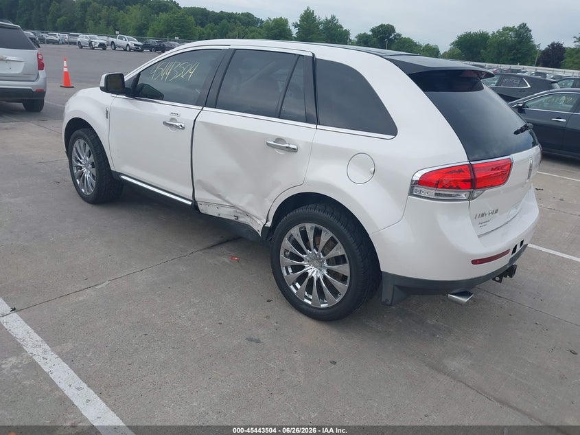 Vin: 2lmdj8jkxbbj08639, lot: 45941613, lincoln mkx 20113