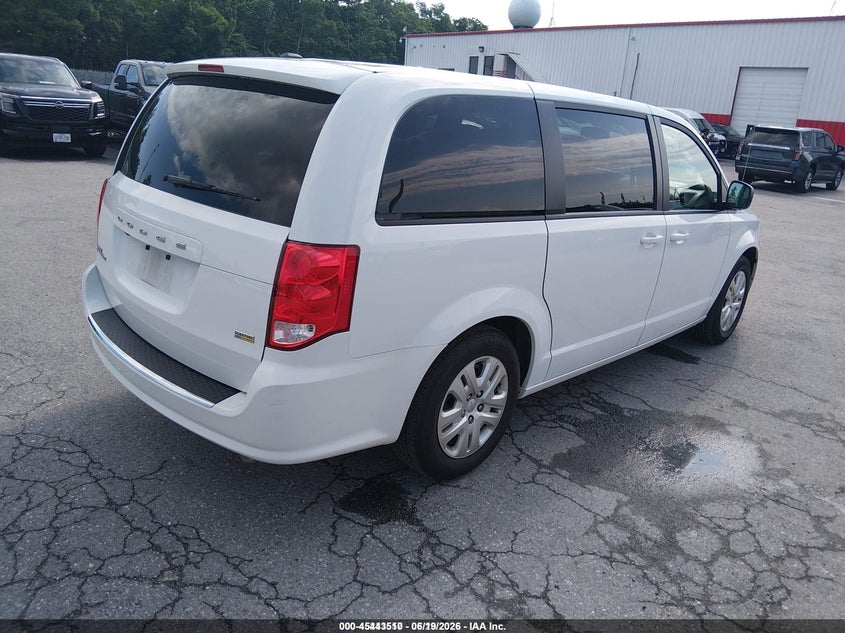 Vin: 2c4rdgbg3jr273388, lot: 45941619, dodge grand caravan se 20184