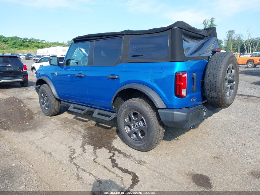 Vin: 1fmde5bh8nlb86648, lot: 45941627, ford bronco big bend 20223