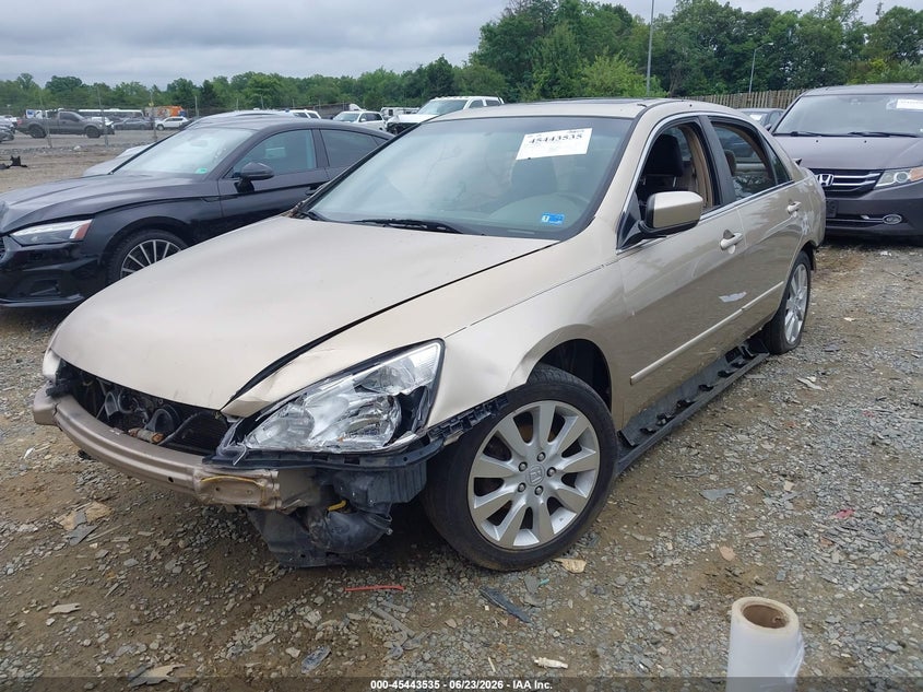 2006 Honda Accord, Right Rear, IAAI, VIN 1HGCM66356A024787 — photo 2
