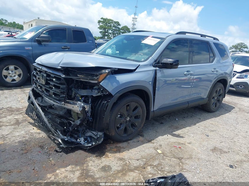 Vin: 5fnyg1h93tb035791, lot: 45941652, honda pilot black edition 20262