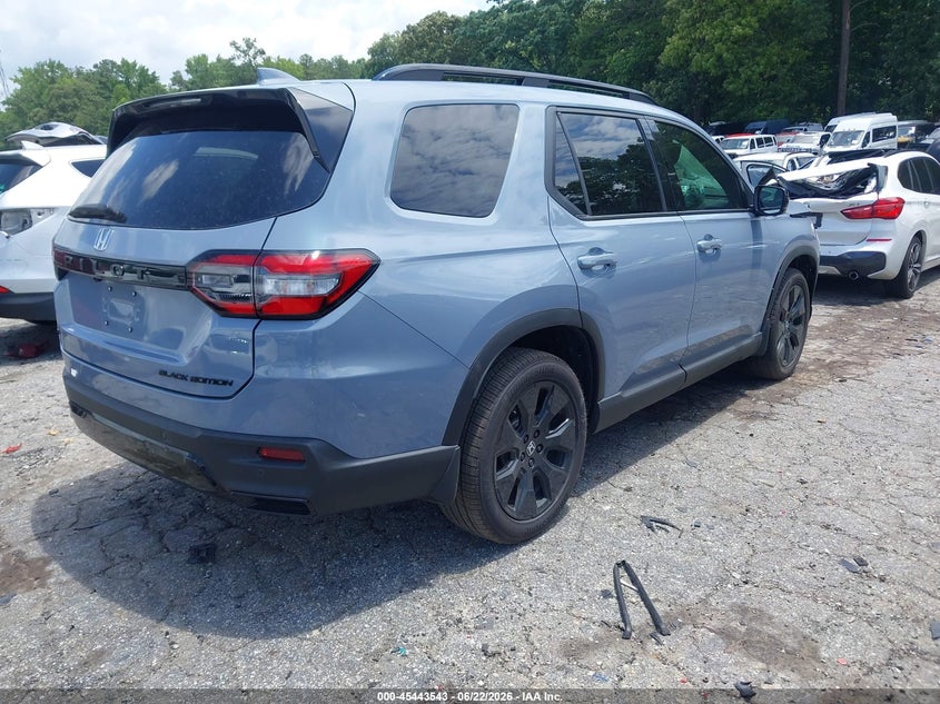Vin: 5fnyg1h93tb035791, lot: 45941652, honda pilot black edition 20264