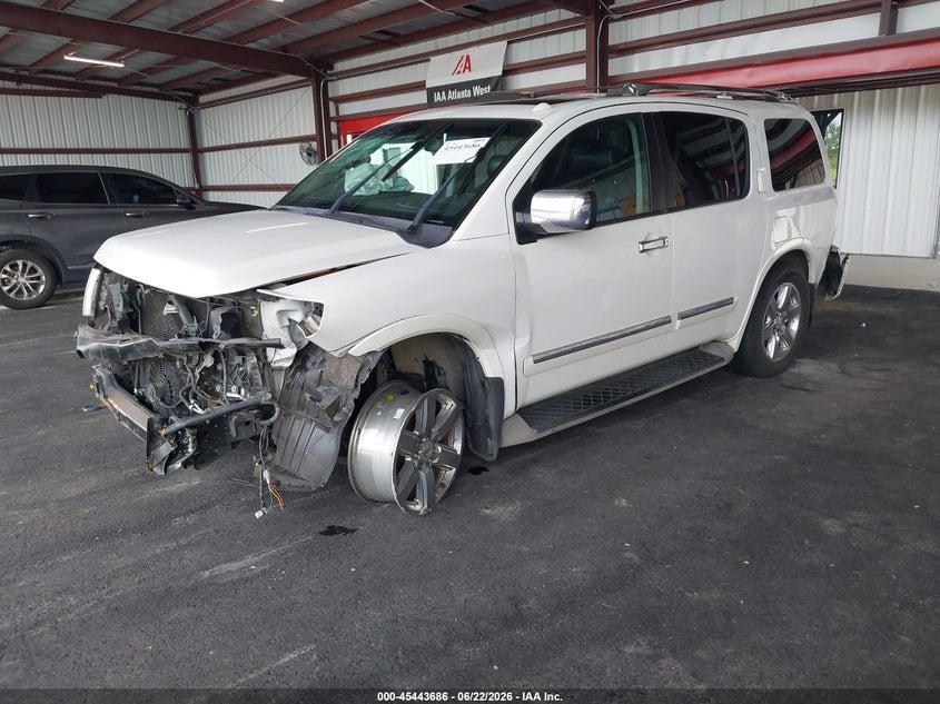 Vin: 5n1ba0nd9en610177, lot: 45941796, nissan armada platinum 20142