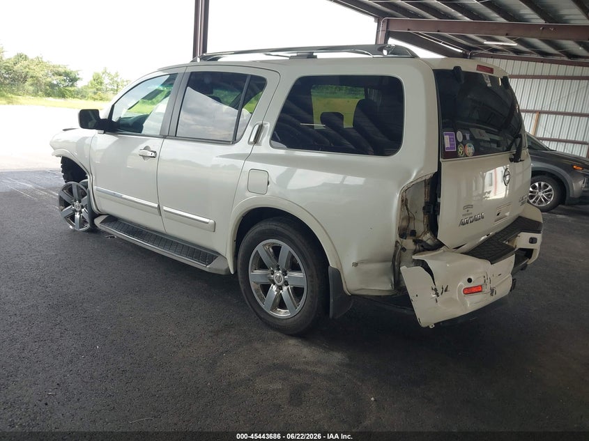 Vin: 5n1ba0nd9en610177, lot: 45941796, nissan armada platinum 20143