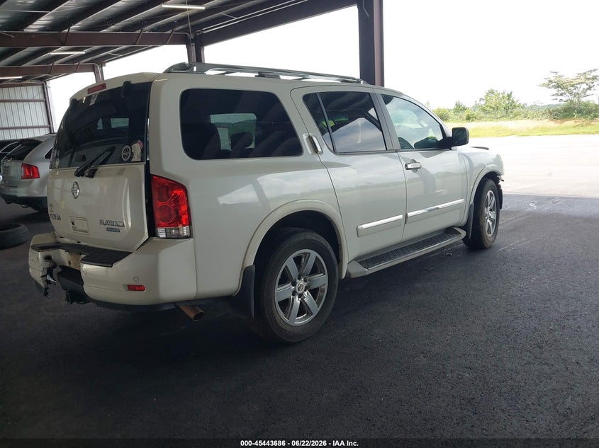 Vin: 5n1ba0nd9en610177, lot: 45941796, nissan armada platinum 20144