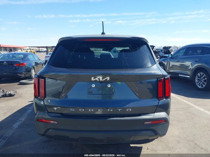 KIA SORENTO 2022 VIN 5XYRG4LC8NG134062