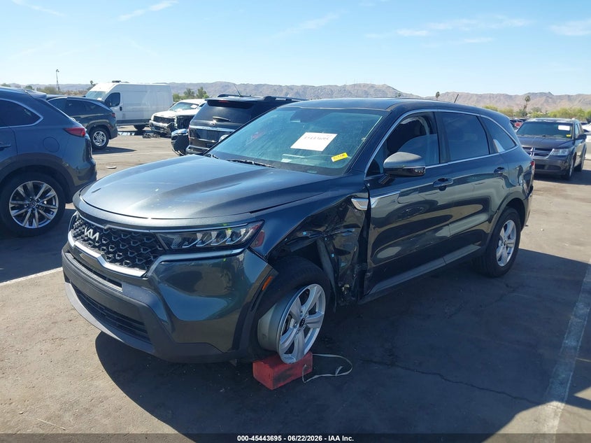 KIA SORENTO 2022 VIN 5XYRG4LC8NG134062