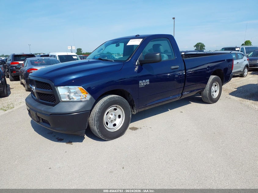 Vin: 3c6jr6dg0kg502856, lot: 45941862, ram 1500 classic tradesman  4x2 8' box 20192