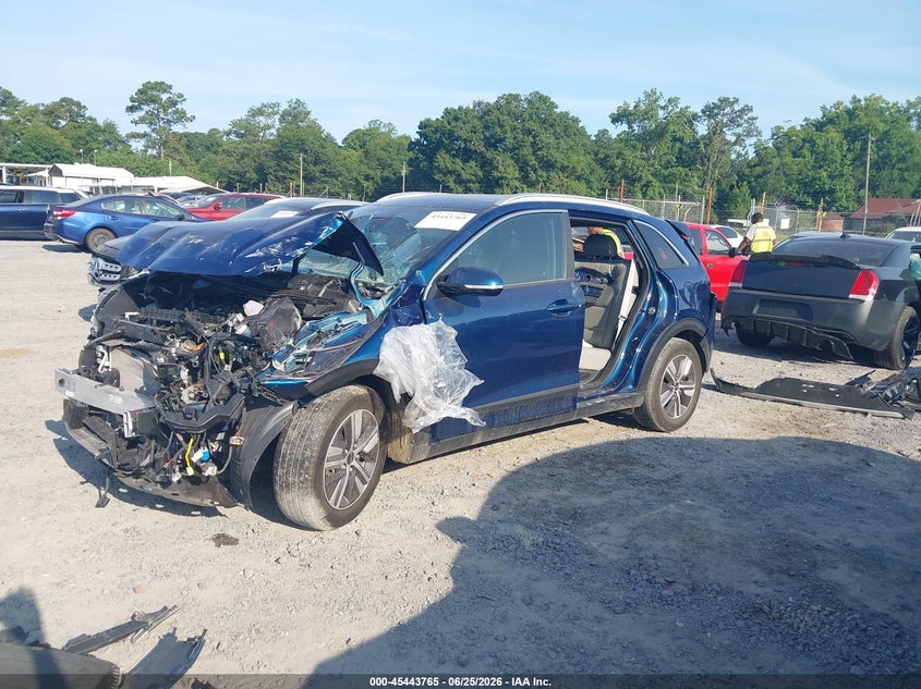 Vin: kndce3lc4n5510898, lot: 45941874, kia niro ex premium 20222