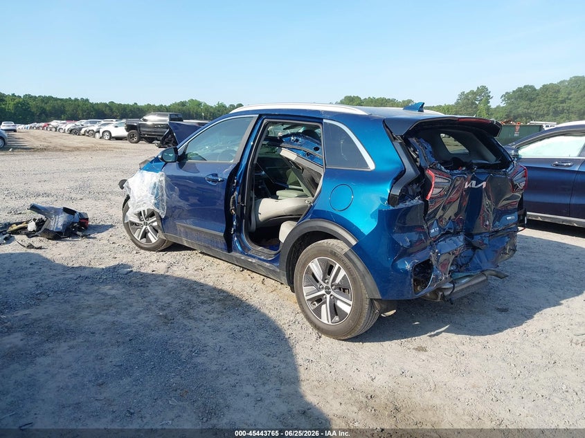 Vin: kndce3lc4n5510898, lot: 45941874, kia niro ex premium 20223