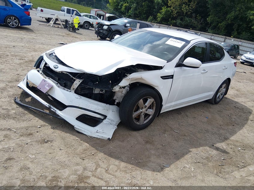 Vin: knagm4a76f5559681, lot: 45941960, kia optima lx 20152
