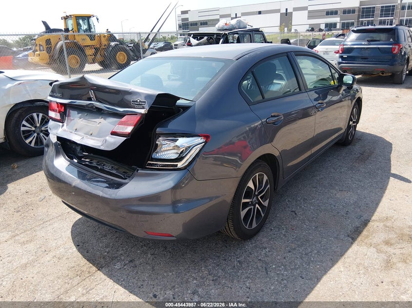 2015 HONDA CIVIC auction photo 4