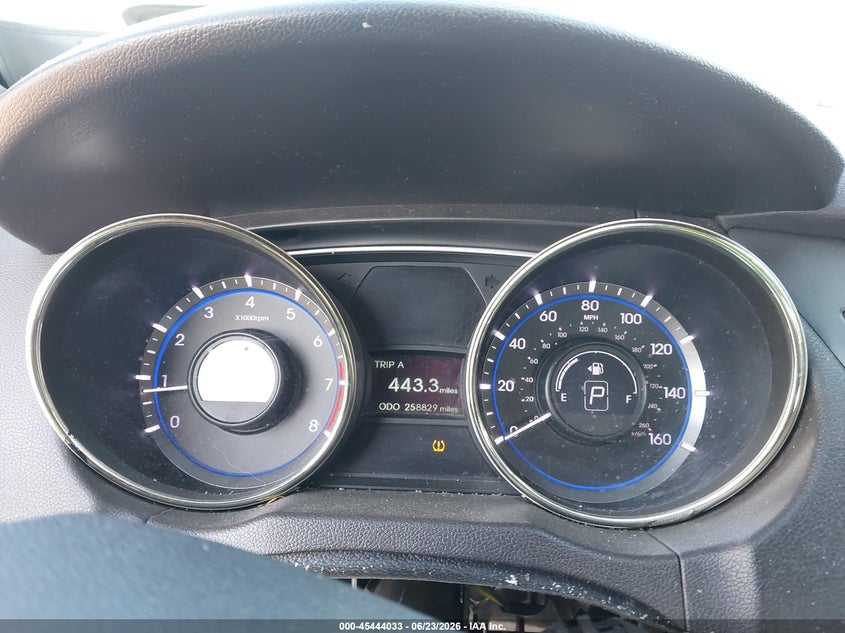 2013 HYUNDAI SONATA SEDAN 2.4L I-4 DI, DOHC, VVT, 190HP