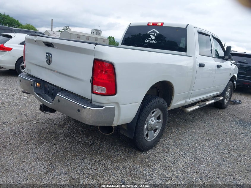 Vin: 3c6ur5cl4jg192201, lot: 45942152, ram 2500 tradesman  4x4 6'4 box 20184