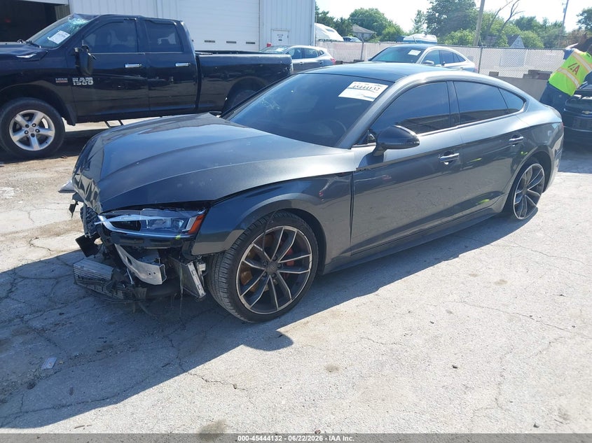 Vin: waub4cf55ja010825, lot: 45942241, audi s5 3.0t premium plus 20182