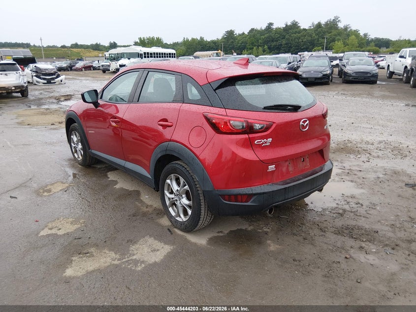 Vin: jm1dkfb78h0167842, lot: 45942312, mazda cx-3 sport 20173