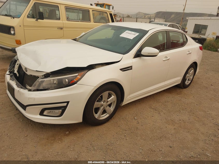 Vin: knagm4a71f5587534, lot: 45942459, kia optima lx 20152