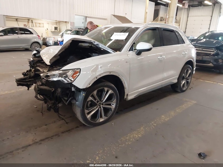Vin: wa1eecf38m1113814, lot: 45942508, audi q3 premium plus 45 tfsi s line quattro tiptronic 20212