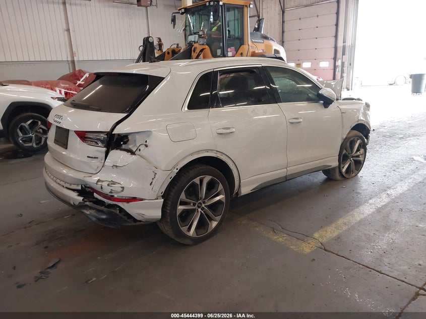 Vin: wa1eecf38m1113814, lot: 45942508, audi q3 premium plus 45 tfsi s line quattro tiptronic 20214