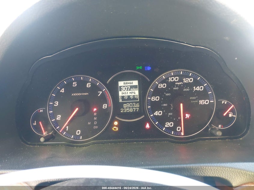 2006 Acura Tsx VIN: JH4CL96896C013437 Lot: 45444416