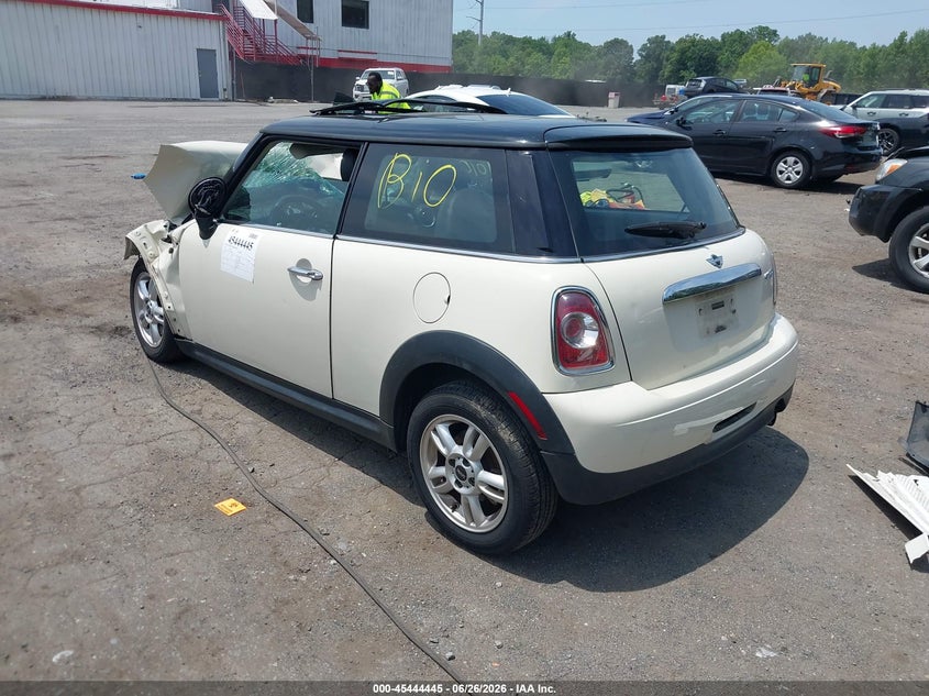 MINI COOPER 2012 VIN WMWSU3C58CT540587