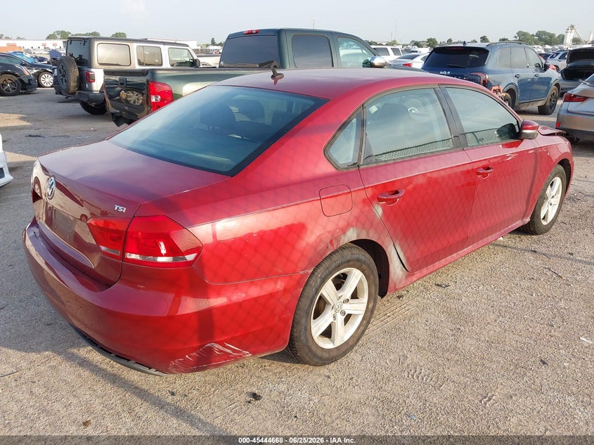 2015 VOLKSWAGEN PASSAT SEDAN 1.8L I-4 DI, DOHC, VVT, TURBO, 170HP