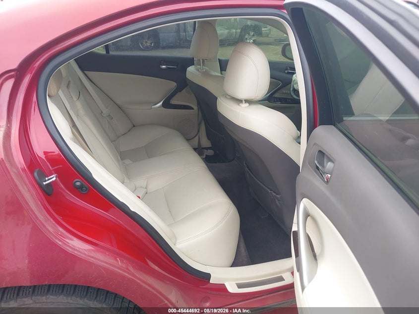 LEXUS IS 250 2012 VIN JTHCF5C28C2035950
