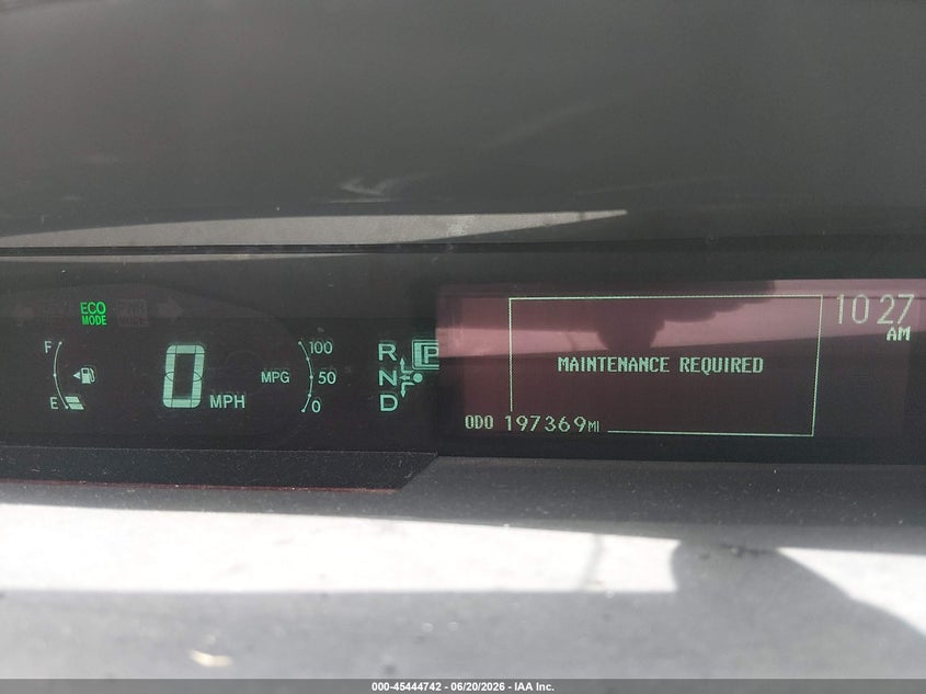 2015 TOYOTA PRIUS HATCHBACK 1.8L I-4 DOHC, VVT, 98HP