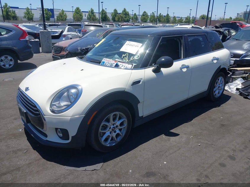 Vin: wmwln5c58g2b28052, lot: 45942858, mini clubman cooper 20162