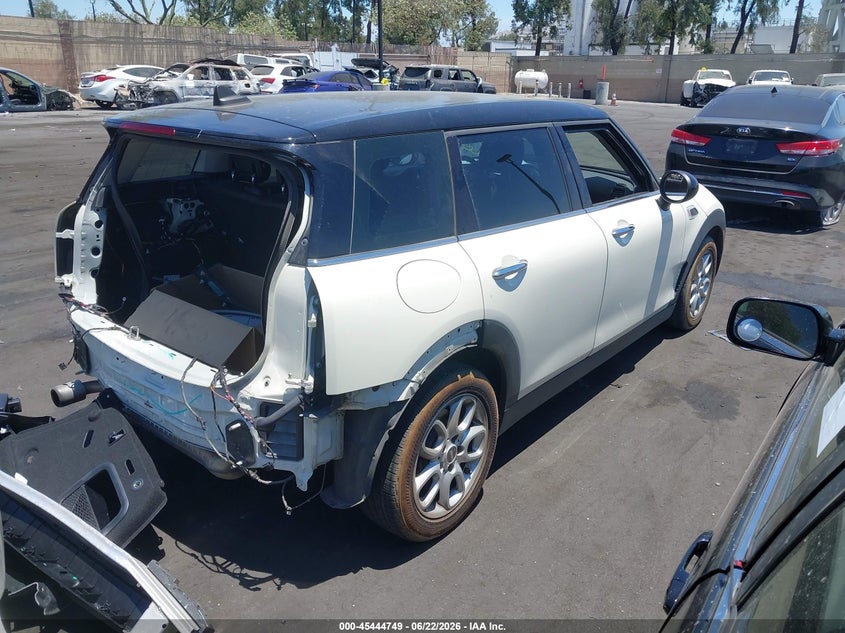Vin: wmwln5c58g2b28052, lot: 45942858, mini clubman cooper 20164