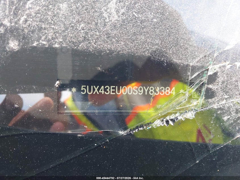 BMW X5 PHEV 2025 VIN 5UX43EU00S9Y83384