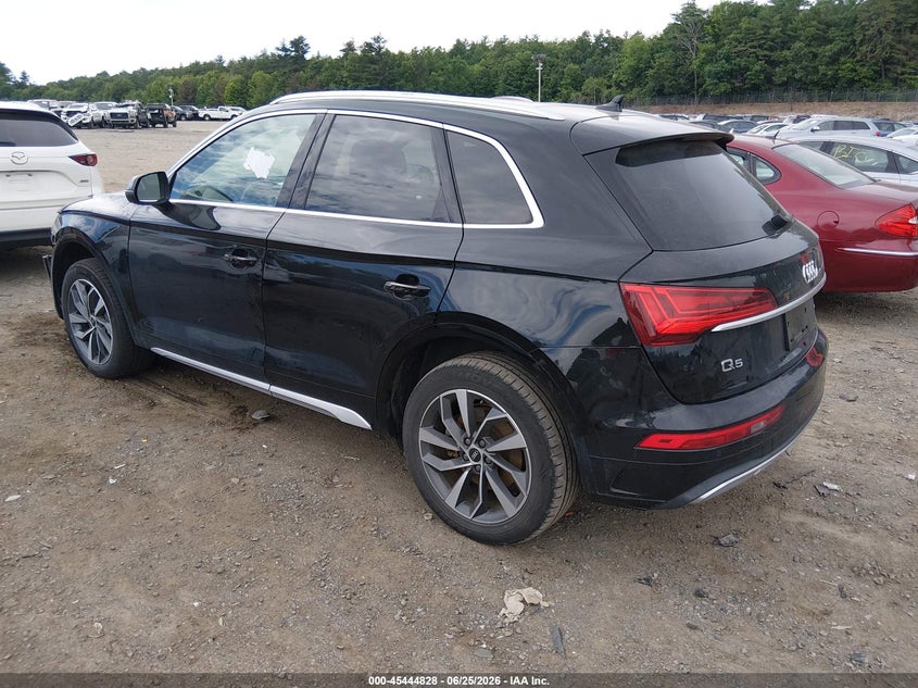 Vin: wa1baafy1m2015300, lot: 45942937, audi q5 premium plus 45 tfsi quattro s tronic 20213