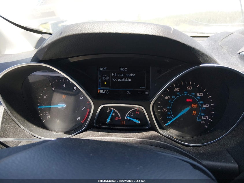 2015 FORD ESCAPE SPORT UTILITY VEHICLE 2.0L I-4 DI, DOHC, VVT, TURBO, 231HP