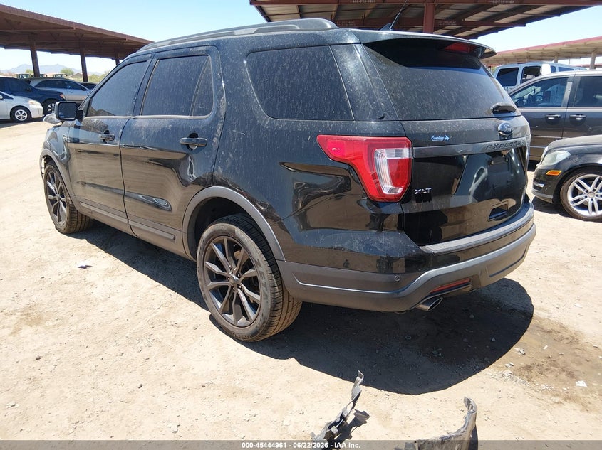 Vin: 1fm5k7d81jgc28263, lot: 45943070, ford explorer xlt 20183