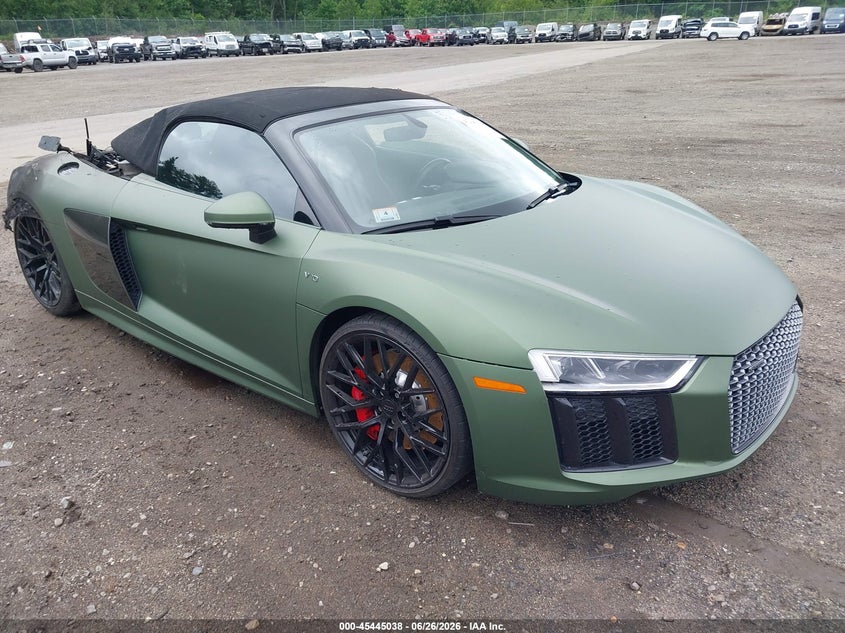Vin: wuavacfx6h7904529, lot: 45943147, audi r8 spyder v10 2017 img_1